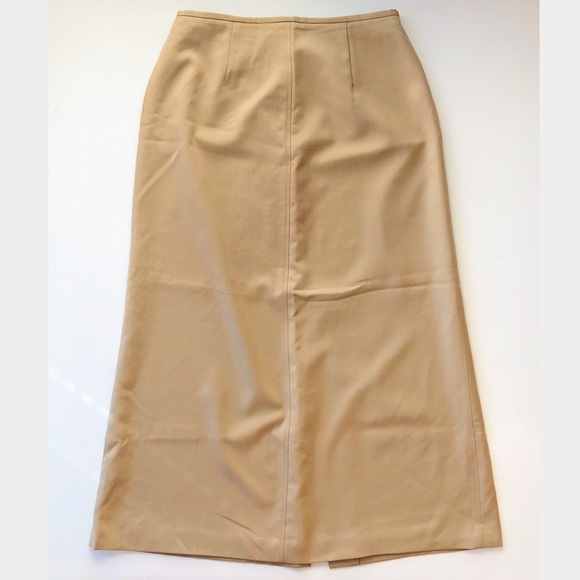 Talbots Dresses & Skirts - Talbots Wool Pleated Khaki Career Skirt sz 10